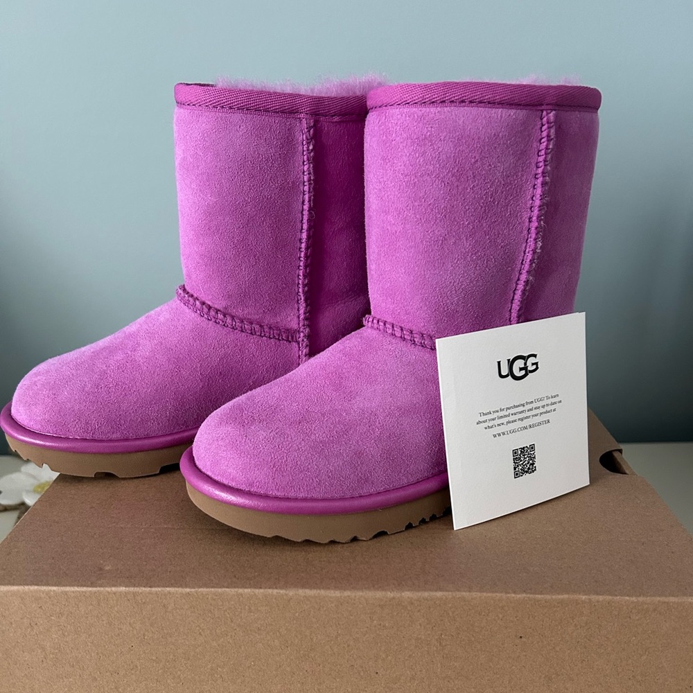 UGG Little Girl Pink boots - size 10